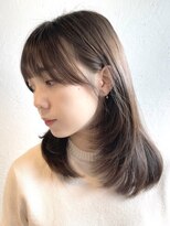 ライズ バイ レボ 柏店(RISE by REVO)&nbsp;大人かわいい/レイヤーロング/グレーベージュ/前髪パーマ/柏