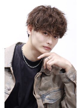 リップスヘアー 梅田アネックス(LIPPS hair) 波巻きショートマッシュ