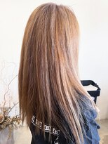 レポヘアー(Repos hair)&nbsp;20代30代40代髪質改善カラーアッシュベージュ艶感ストレート