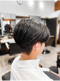 【IRIE HAIR赤坂】センターパート×ニュアンスパーマ×刈り上げ