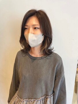 レナークイスト(LENAHC ist) ピンクブラウン×インナーカラー