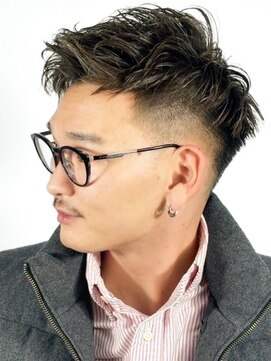 ヒロギンザバーバーショップ 神楽坂店(HIRO GINZA BARBER SHOP) フェードバングショート
