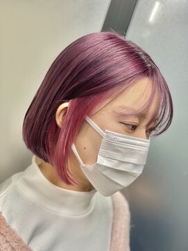 エイト 北千住店(EIGHT) ミニボブ×イヤリングカラー