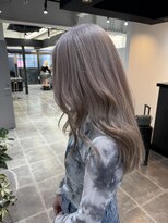 ペレ 栄店(PELE) デザインカラー/レイヤーカット/ウェットヘア/オリーブベージュ