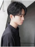 モテる黒髪ネープレスショート束感モテ髪ワックスなしマッシュ