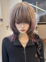 イエナ 渋谷(IENA)&nbsp;デザインカラー ダブルカラー ハイトーン ケアブリーチ