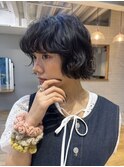 くるくるオシャレボブパーマ