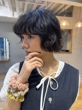 ガーランド (Garland) くるくるオシャレボブパーマ