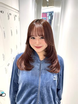 ブラウン(Brown) 韓国風レイヤーカット♪