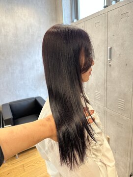 トクテ 高円寺(tokute) くびレイヤーエモージュ前髪ピンクベージュワンカール【高円寺】