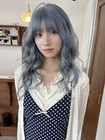 リヴ ウメダ(LIV umeda)&nbsp;ペールブルー/アイスブルー/水色カラー/トリプルカラー/梅田