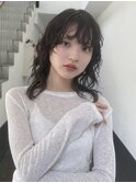 ミディアムパーマ/デジキュアパーマ/ブラウン/パーマ