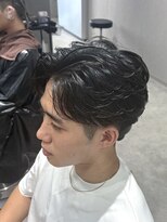 テクト バイアッシュ 吉祥寺店(Tect by Ash)&nbsp;センターパートニュアンスパーマフェザーパーマ刈り上げマッシュ
