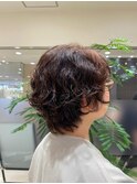ふわくしゃ癖毛風パーマ