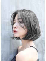 ブレス(BRACE) ナチュラルボブ/グレージュ/20代30代40代/切りっぱなしボブ