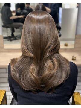 モク(mok) ブリーチなしで作る明るめベージュカラー★yuka