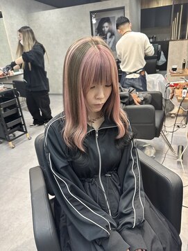 ラピス 大阪心斎橋店(Lapis) pink×brown☆★春色アポロカラー！！