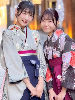 バサラ 池袋店(VASARA)の写真/【2026年卒業式予約受付中】当日予約OK！利用日直前でもレンタル出来ます◎プロの着付けで快適＆華やかに