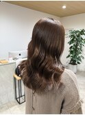 ブリーチ無しダブルカラー/こっくりブラウン