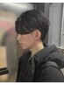 【清潔感UP↑】メンズデザインカット+眉カット　*松山指名時￥6050*