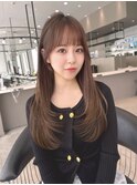 簡単ヘアセット◎内巻きレイヤーカット