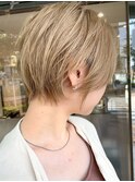 新杉田レイヤーカット韓国ダブルカラー顔周り前髪カットボブ