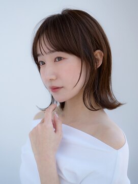 エインアンリー 表参道(AIN.ANLY.) 前髪ありくびれレイヤーボブ 30代40代50代【AIN.表参道】川原