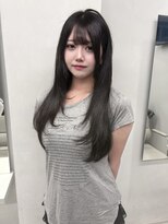 プリアバイポプルス 渋谷(pria by popls)&nbsp;ミディアムレイヤーハッシュカット顔周りレイヤーカット韓国ヘア