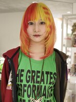 クペウヘイヴン(cope'u HAVEN)&nbsp;原宿/ウルフカット レイヤー デザインカラー ルーツカラー