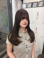 ココロ(COKORO)&nbsp;beige brown × layer cut