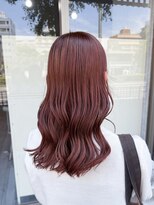 ミニム ヘアー(minim hair) 【minim×まは】ピンクオレンジ