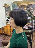 愛され丸みボブ