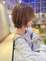 モリオ フロム ロンドン サッポロファクトリー店(morio FROM LONDON)&nbsp;morio 札幌ボブ 抜け感レイヤーボブ かきあげ フェイスレイヤー