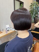 ランプヘアーデザイン(LAMP HAIR DESIGN)&nbsp;【LAMP HAIR DESIGN 堀田】グレープカラー/ボブ