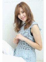 フロール(florun)&nbsp;鎖骨下レングスの透明感カラー