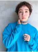 アッシュブラウンスウィングショート