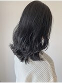 暗髪でも透明感!ナチュラルダークアッシュ/インスタ人気