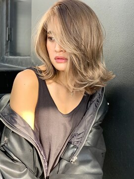 トルネード(TORNADO) フェイスフレーミングインナーカラーホワイトベージュ