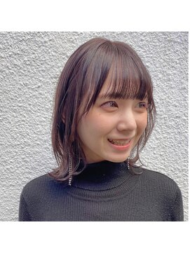 オリ(oli) medium hair × lavender beige