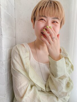 ベルビアンカ(Belle BIANCA) Belle BIANCA マッシュショート×ハイトーンベージュby.マツモト