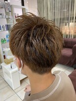 クオリス 上板橋店(QUALIS) 束感レイヤーショートモカベージュ【モテ髪カラー】