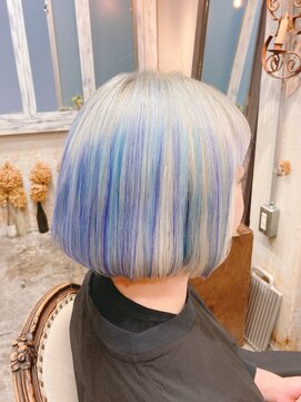 キミ(kimi) 【kimi自由が丘】ダブルカラー×インナーカラーユニコーンカラー