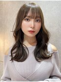 【Loom 林】ゆるふわセミロング/韓国ヘア