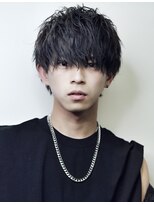 リップス 表参道店(LIPPS)&nbsp;刈り上げツーブロック前下がりマッシュツイストスパイラルパーマ