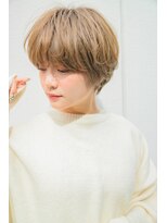 トローノ 栄(TRONO)&nbsp;くすみハイトーンベージュくびれショートヘア