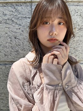 シーナ(scena) 大人可愛い20代30代【楽スタイリング】ベージュ外ハネボブ