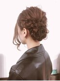 ☆☆☆編みこみアレンジでまとめ髪(>_<)☆☆☆