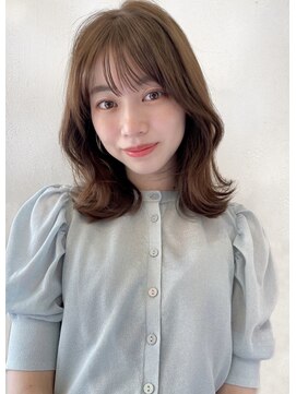 レイラバイアフロート 吉祥寺(Lila by afloat) くびれヘア/シースルーバング/ブラウンベージュ