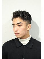 レンゲン(LENGEN) 束感刈り上げビジネス七三ツーブロックアップバング１０１８