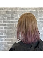 プリュム(PLUME)&nbsp;ベージュ×バイオレット